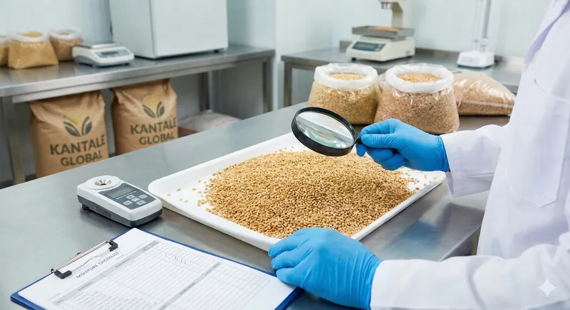 Agriculture quality check in progress