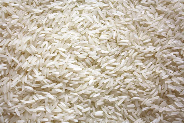 Long-grain Basmati rice