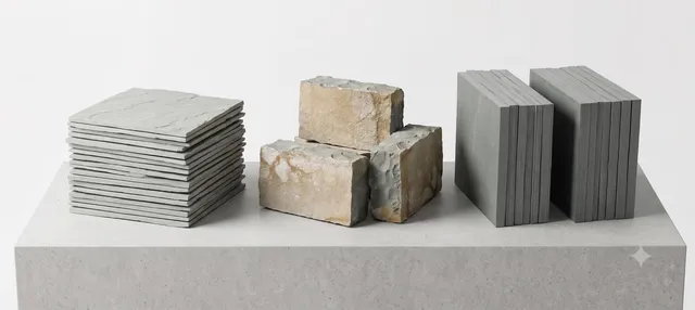 Shahabad limestone slabs with matte finish