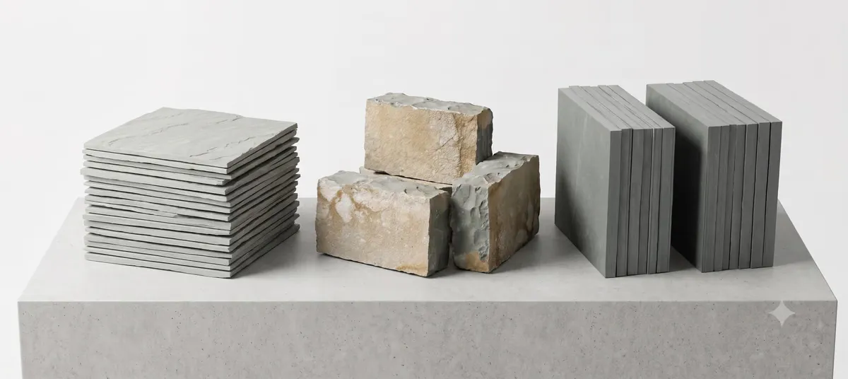 Shahabad limestone slabs with matte finish